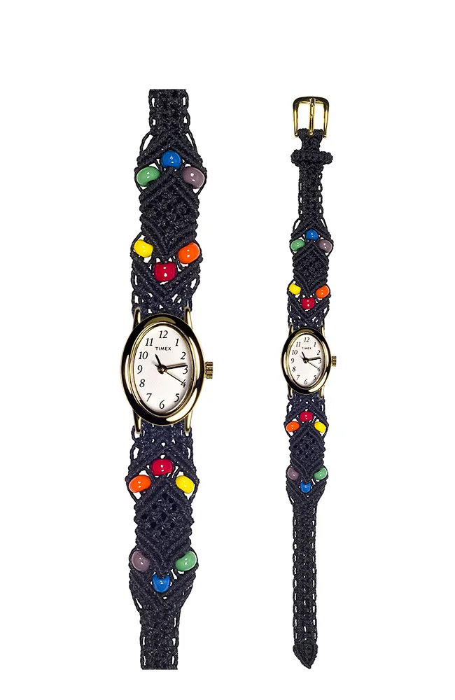 102EB - Narrow with Timex Gold Cavatina Watch