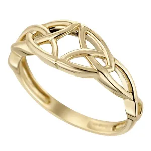 10k Gold Triquetra Ring