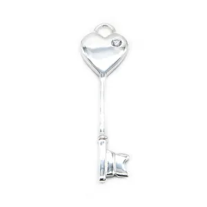 Alessia Heart Key 925 Sterling Silver Pendant