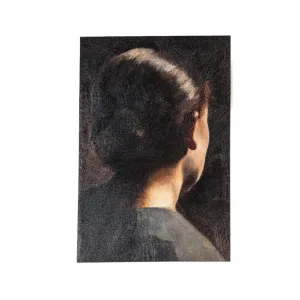 Back of Womans Head - Hand Painted Artist Board