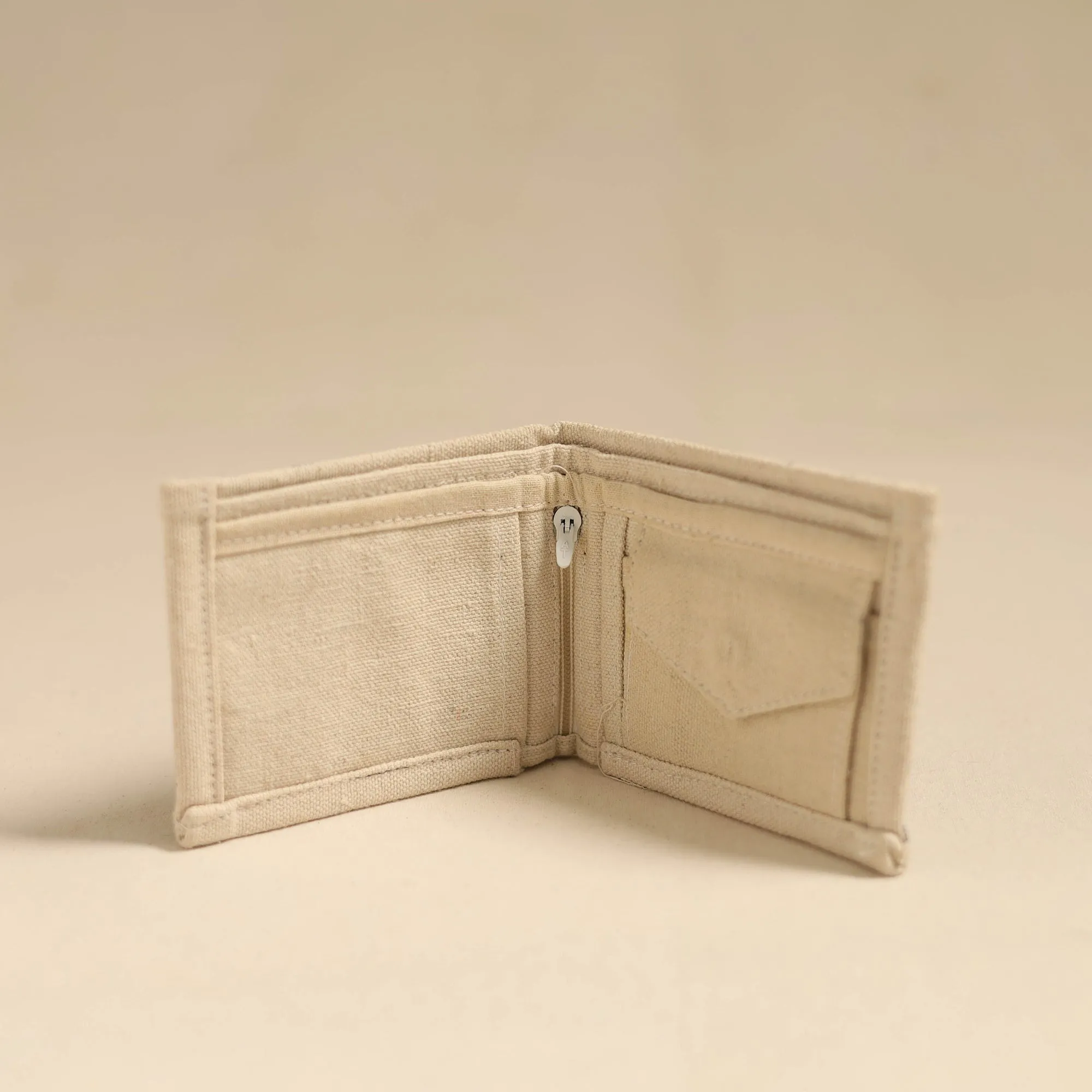 Beige - Handpainted Wallet from Odisha 09