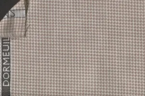 Beige Micro Design 83% Wool 17% Linen (Ref-417473)