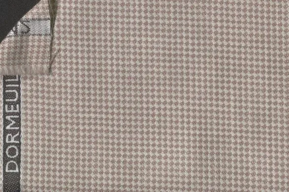 Beige Micro Design 83% Wool 17% Linen (Ref-417473)