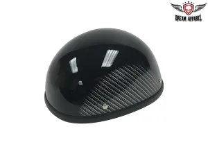Black Novelty Helmet with Tread Design