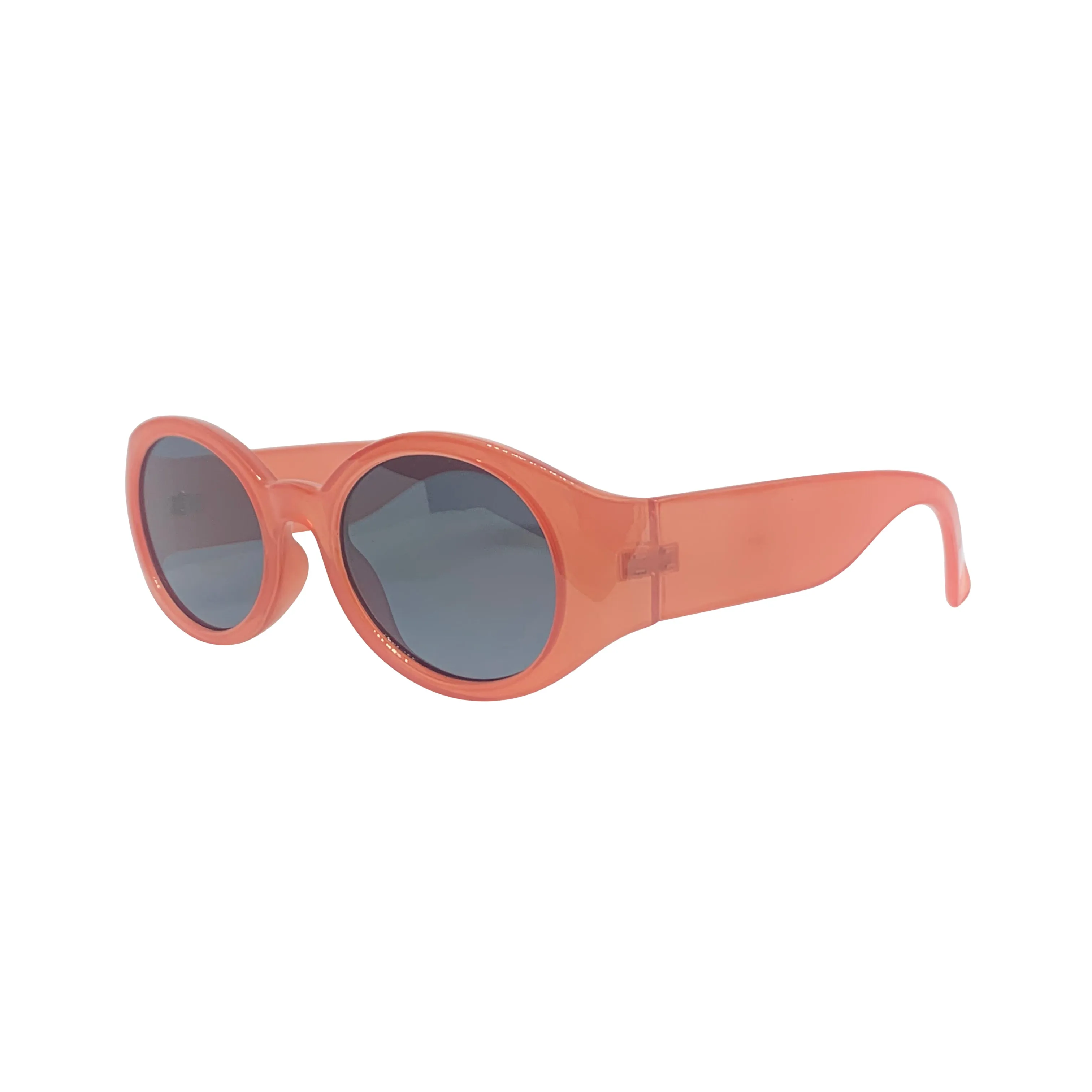 BLAH BLAH BLAH Coral Round Sunnies