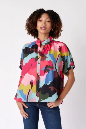 Britt Top (Painted Floral)