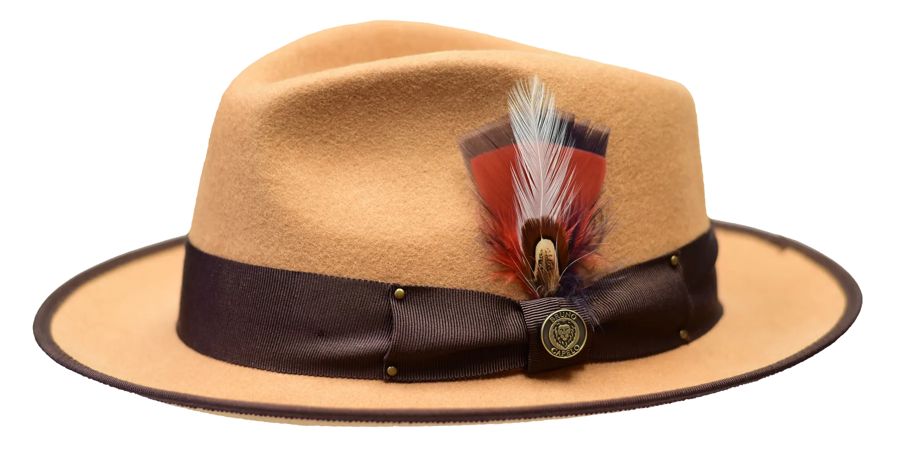 Bruno Capelo LO-206 Lorenzo Felt Hat Camel/Brown