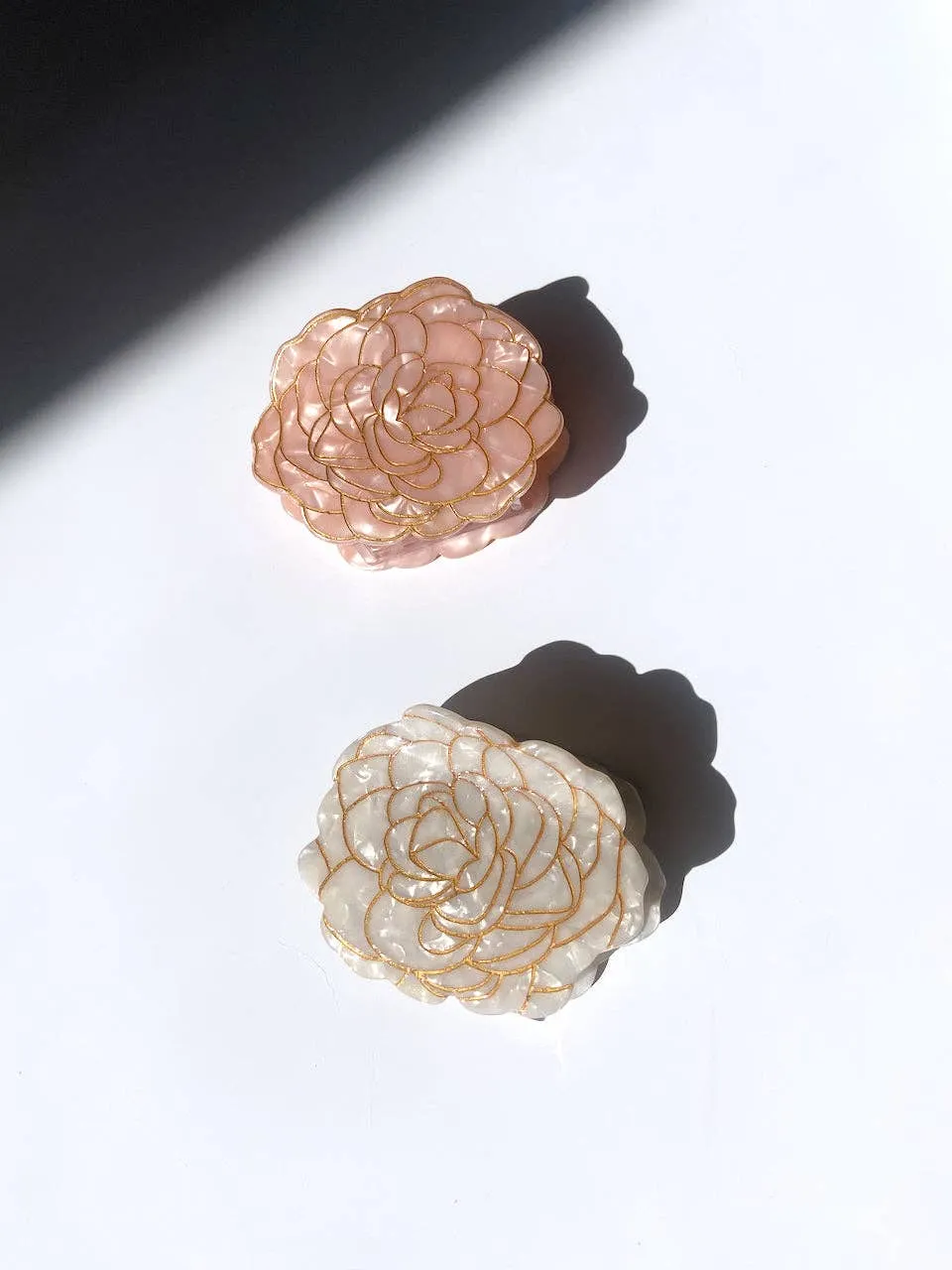 Camellia Flower Claw Hair Clip