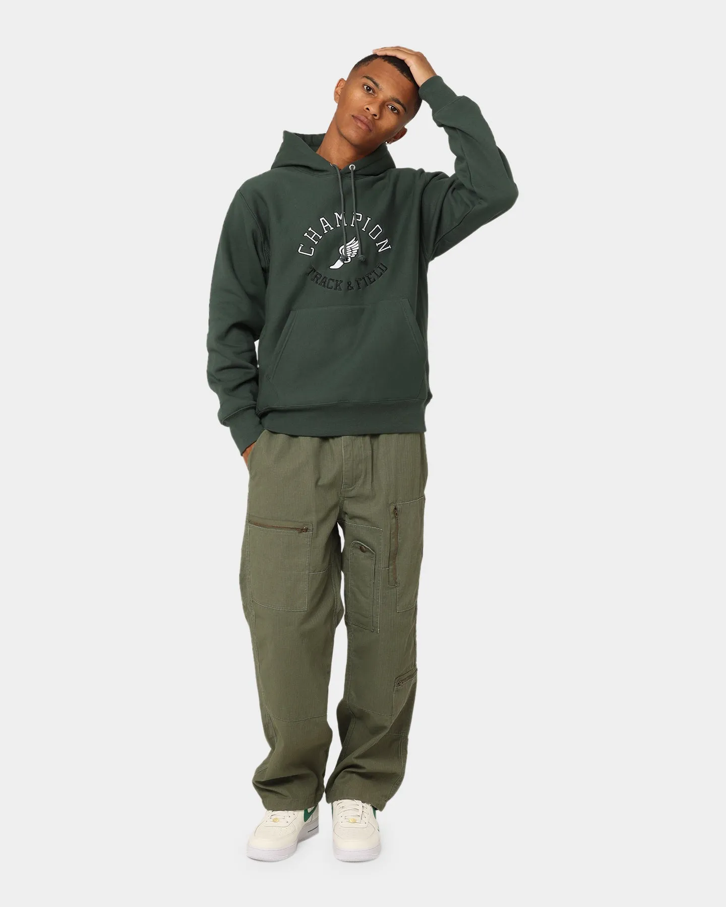 Champion Reverse Weave Track Logo Hoodie Metaphor
