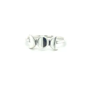 Chic Triple Moon Ring