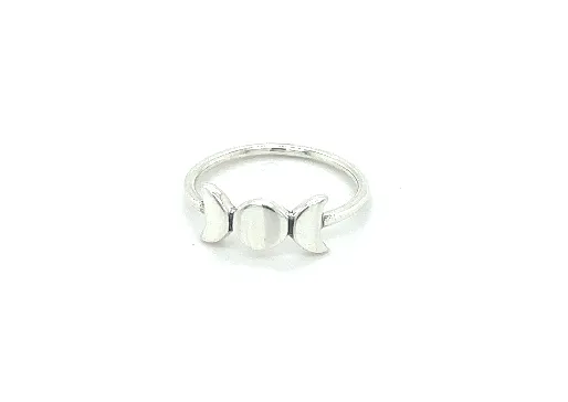 Chic Triple Moon Ring