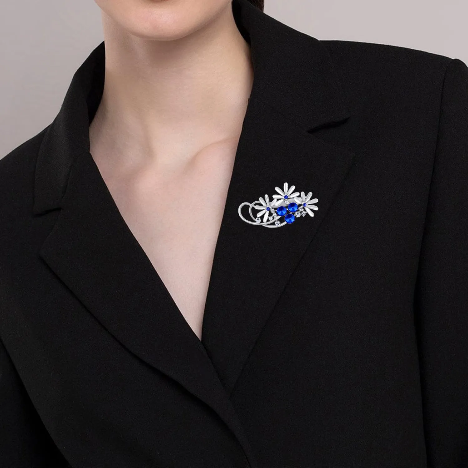 Combo of 2 Floral Shaped Brooch / Saree PIn