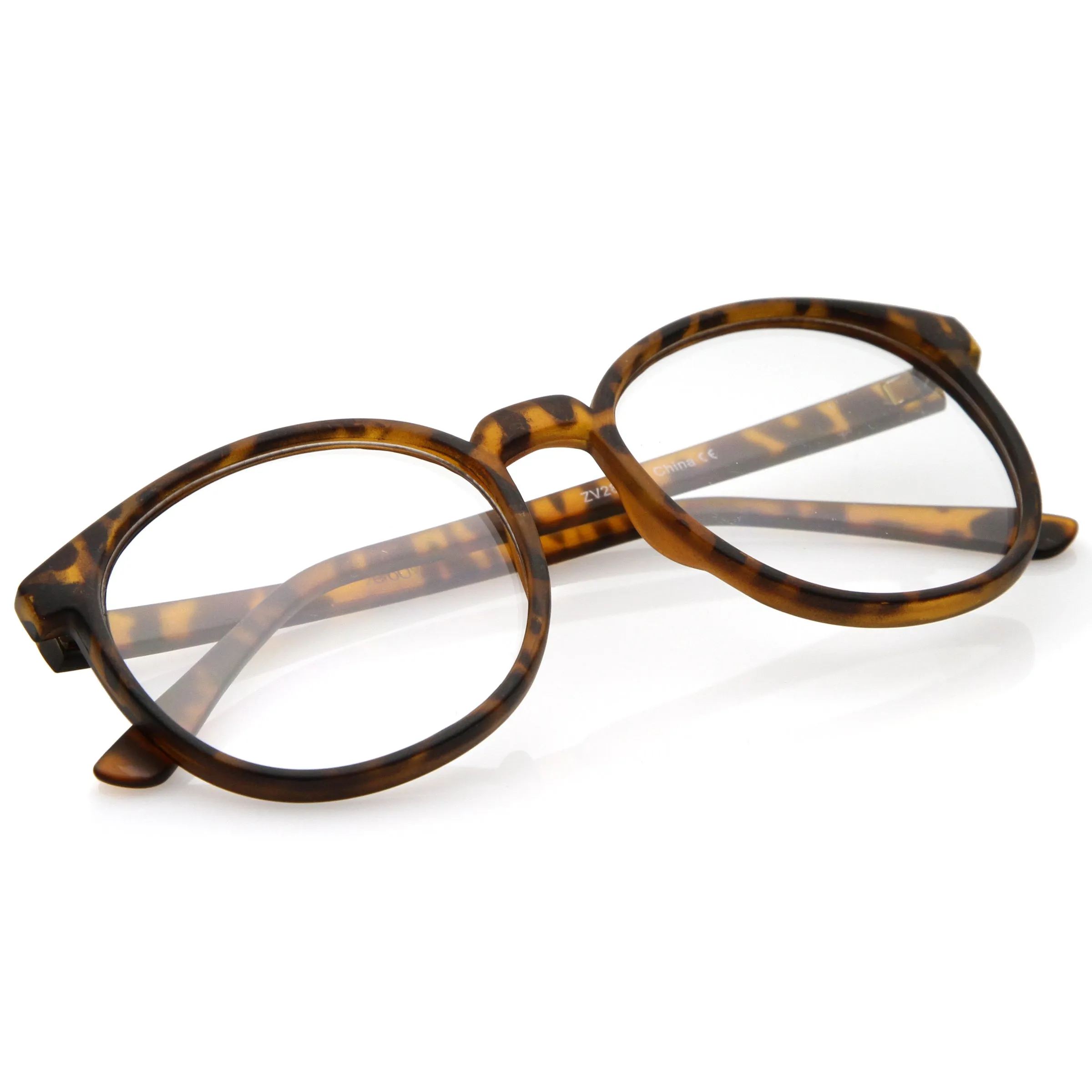 Dapper Round Clear Lens P-3 Glasses 2891