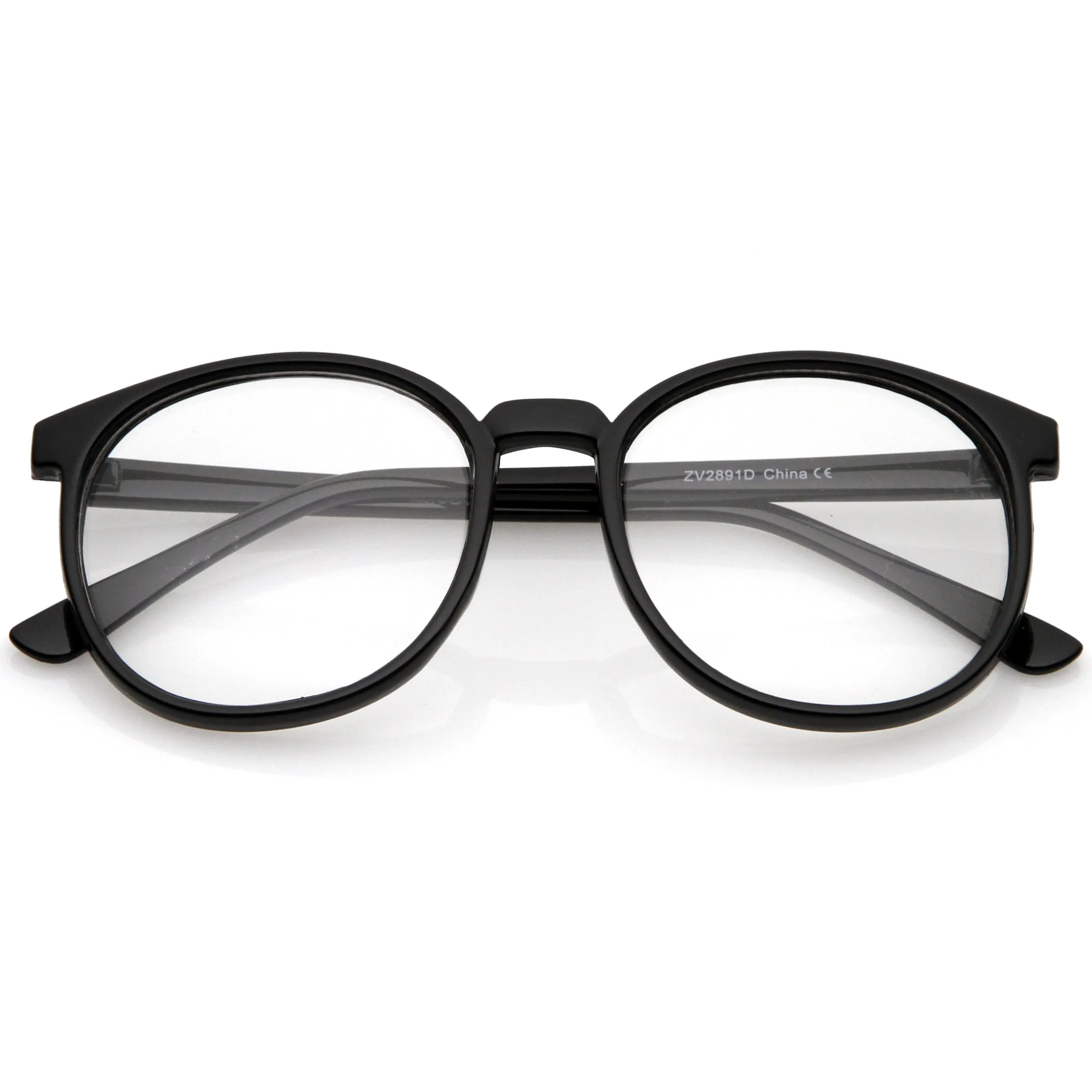 Dapper Round Clear Lens P-3 Glasses 2891