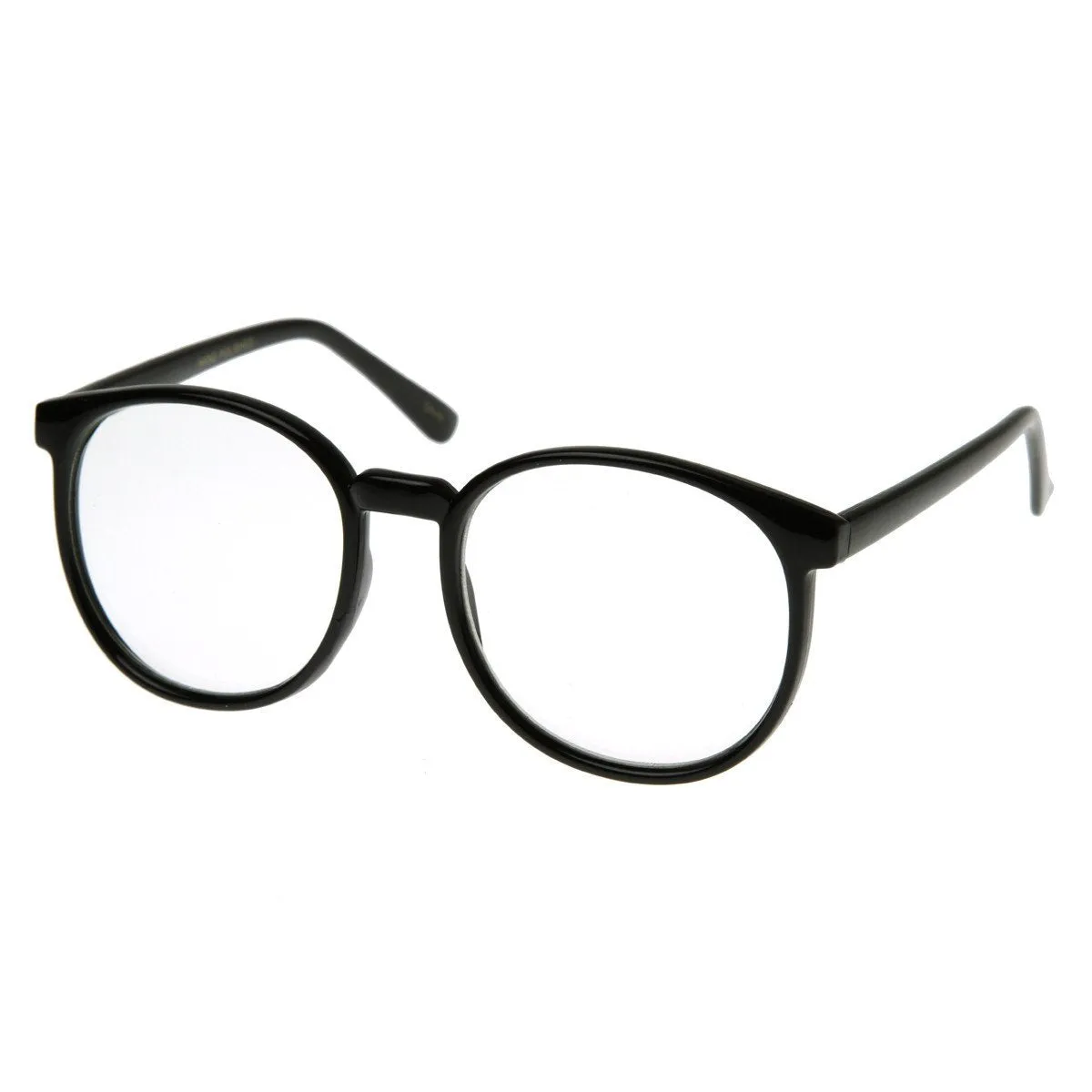 Dapper Round Clear Lens P-3 Glasses 2891