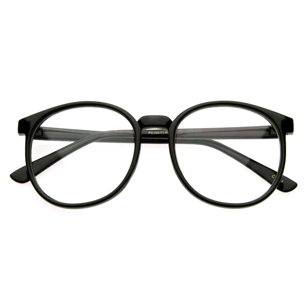 Dapper Round Clear Lens P-3 Glasses 2891