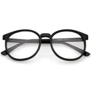 Dapper Round Clear Lens P-3 Glasses 2891