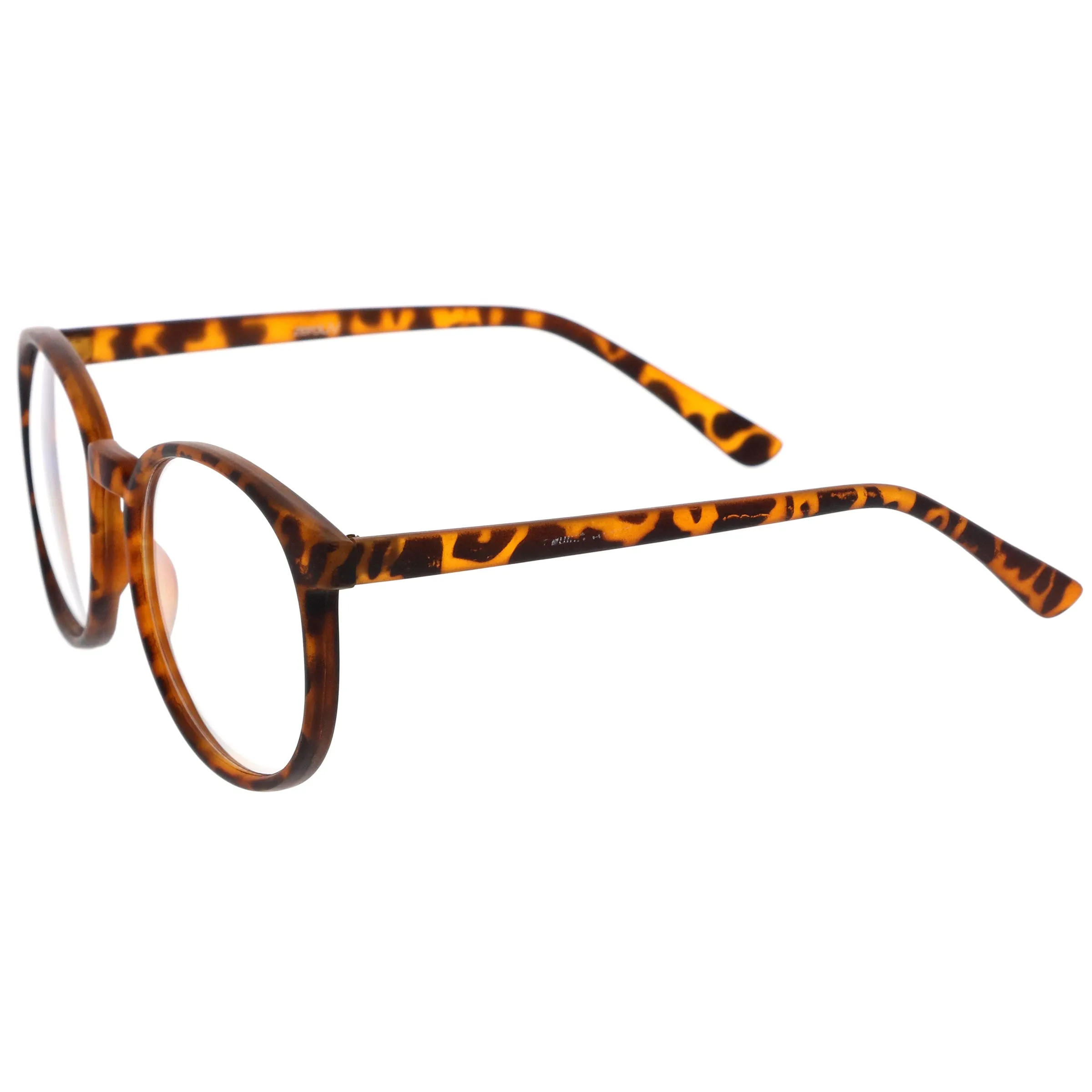 Dapper Round Clear Lens P-3 Glasses 2891