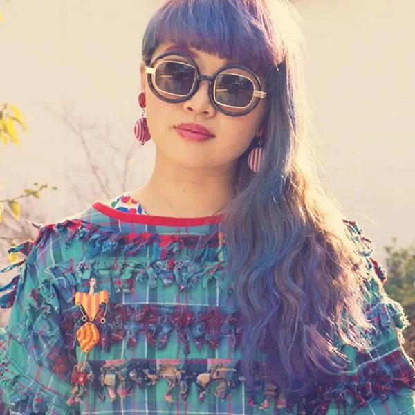 Designer Fashion Round Square Lens Cut Out Sunglasses 8940