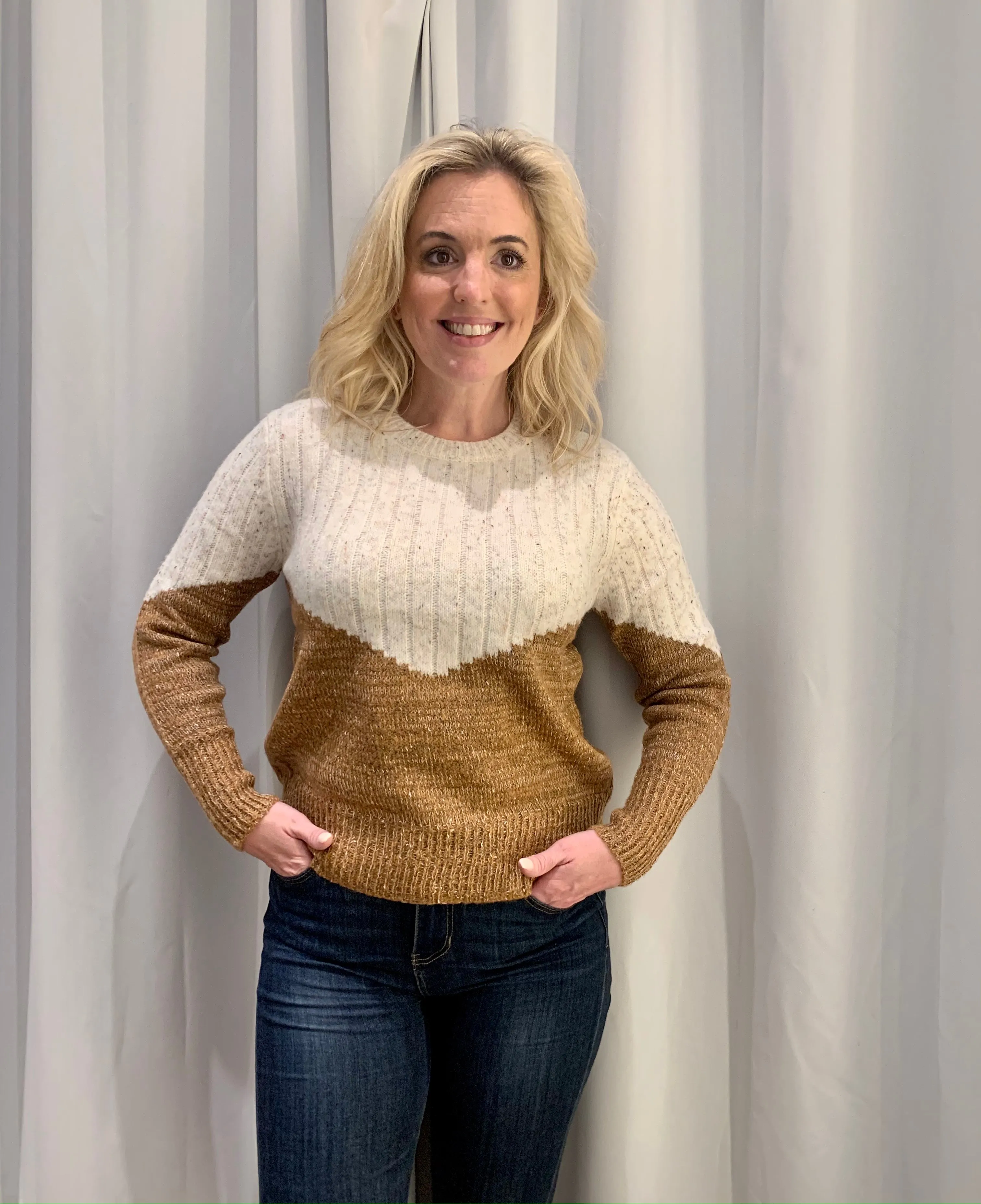Faith Bicolor Sweater