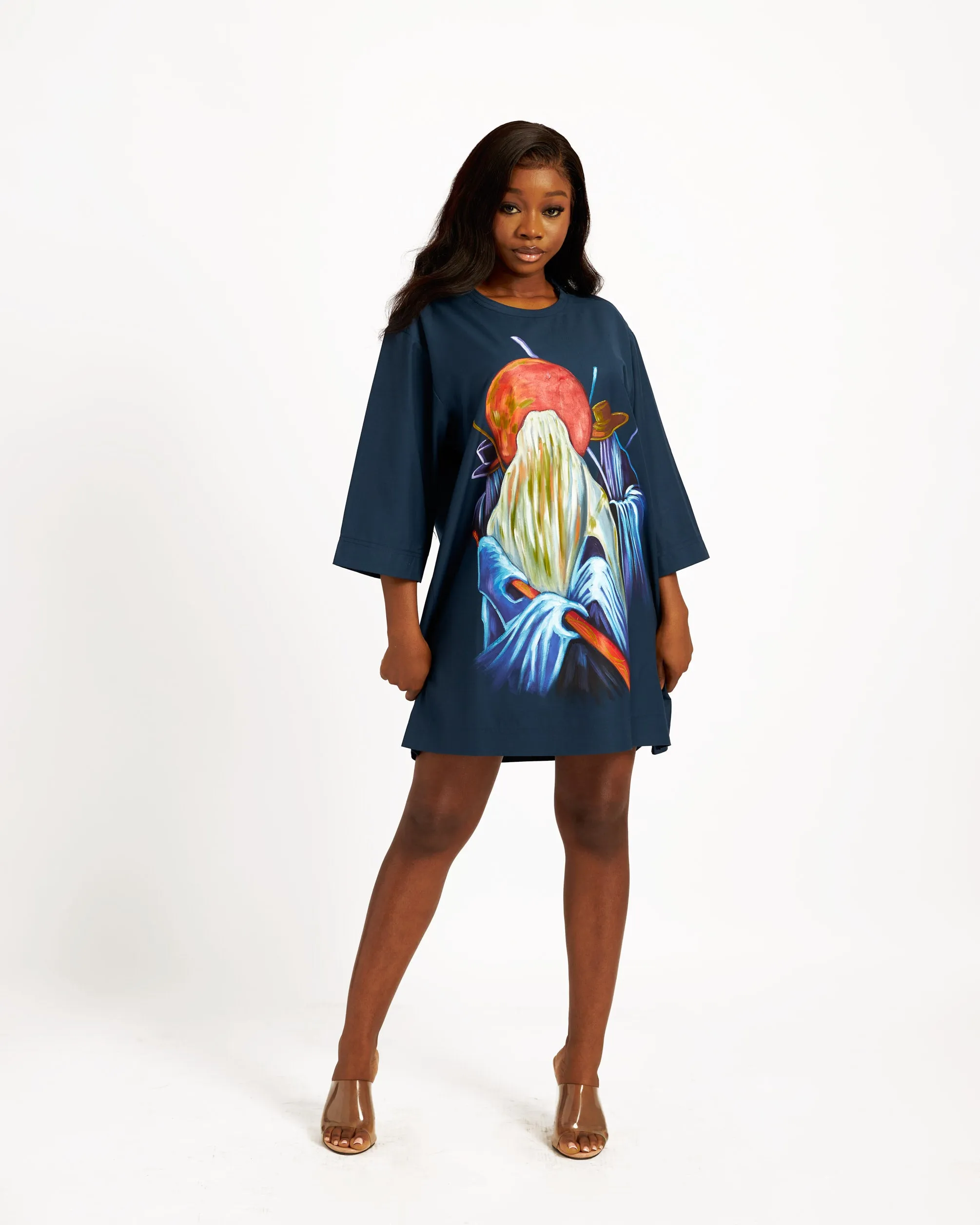 Female Hand-painted Ayo Hand Adjua