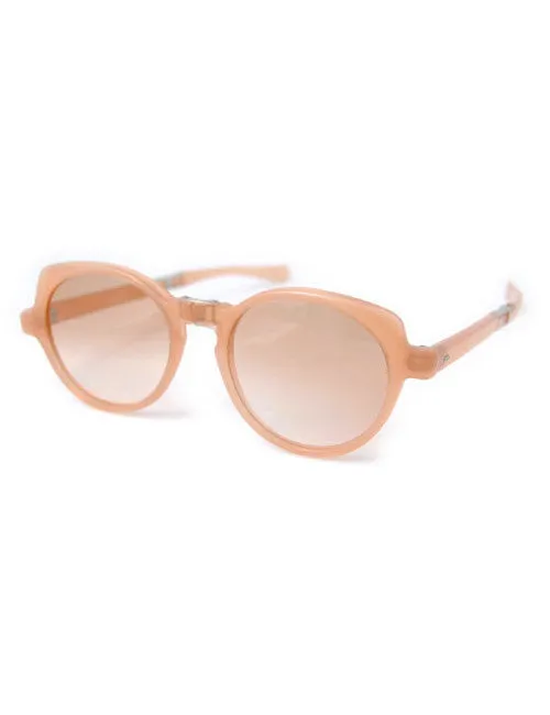FLOUNCE Peach Folding Sunglasses