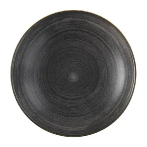FS840 Churchill Stonecast Raw Evolve Coupe Bowl Black 248mm (Pack of 12)