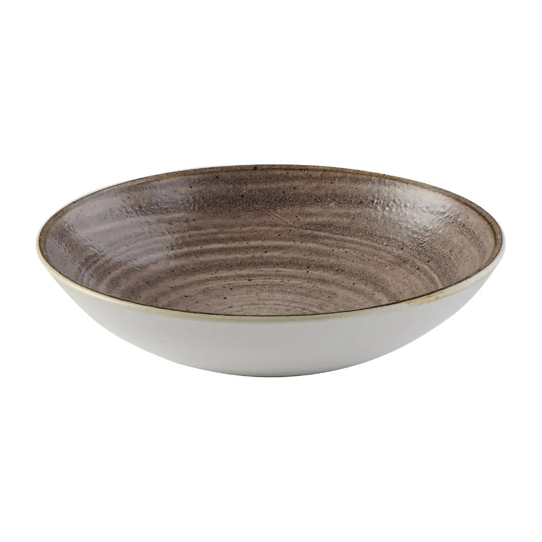 FS850 Churchill Stonecast Raw Evolve Coupe Bowl Brown 248mm (Pack of 12)