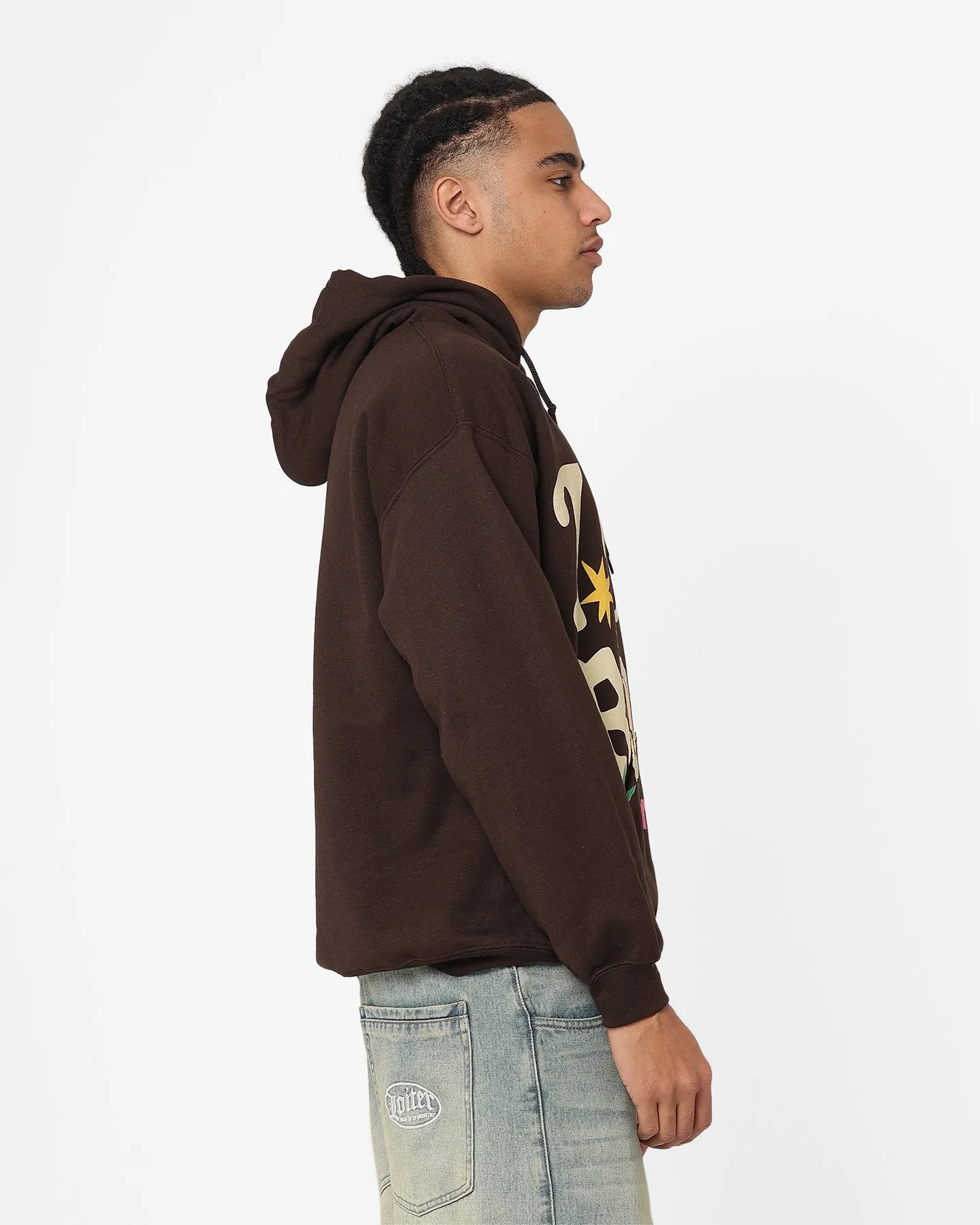 Goat Crew Just Wanna Rock Hoodie Brown