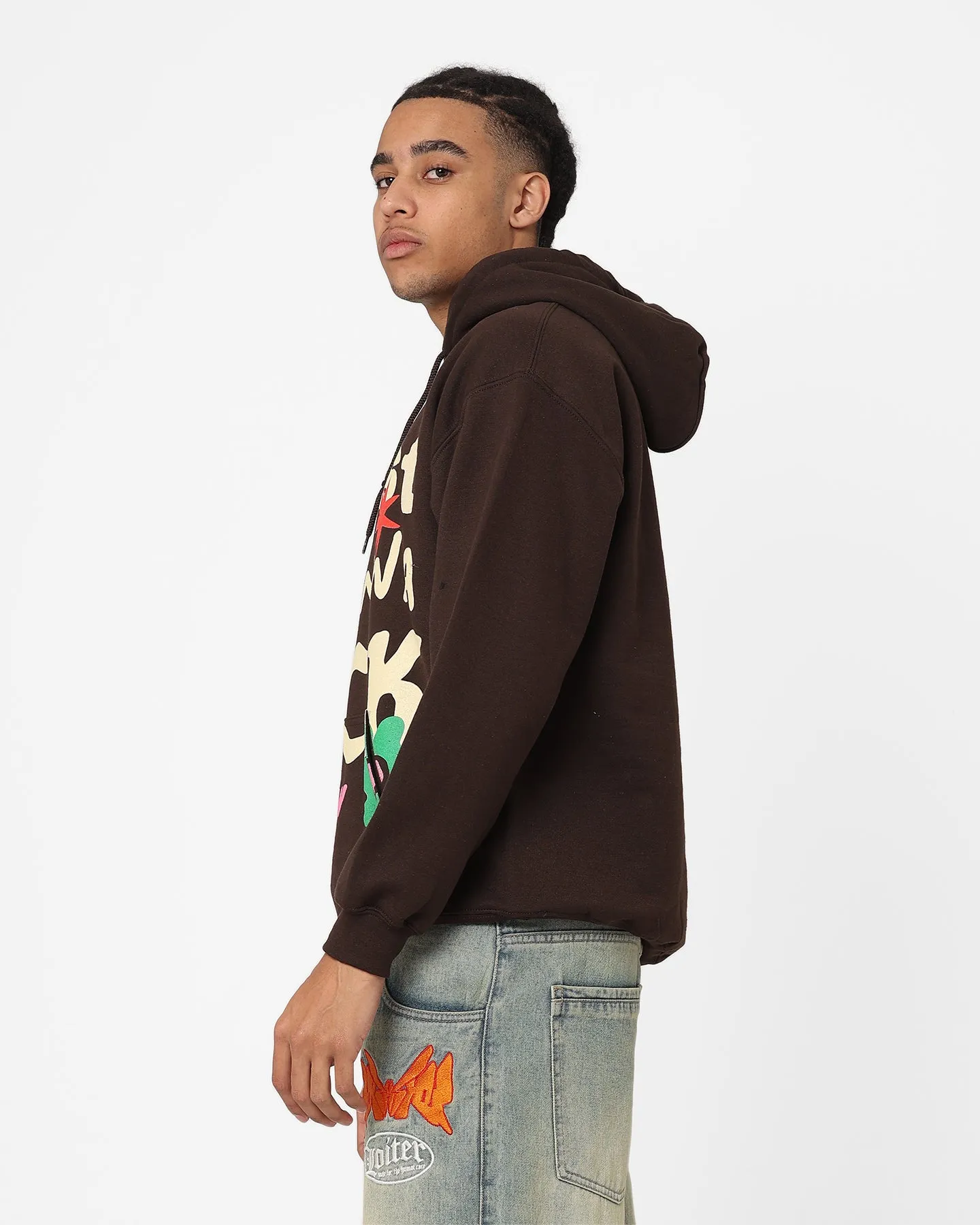 Goat Crew Just Wanna Rock Hoodie Brown