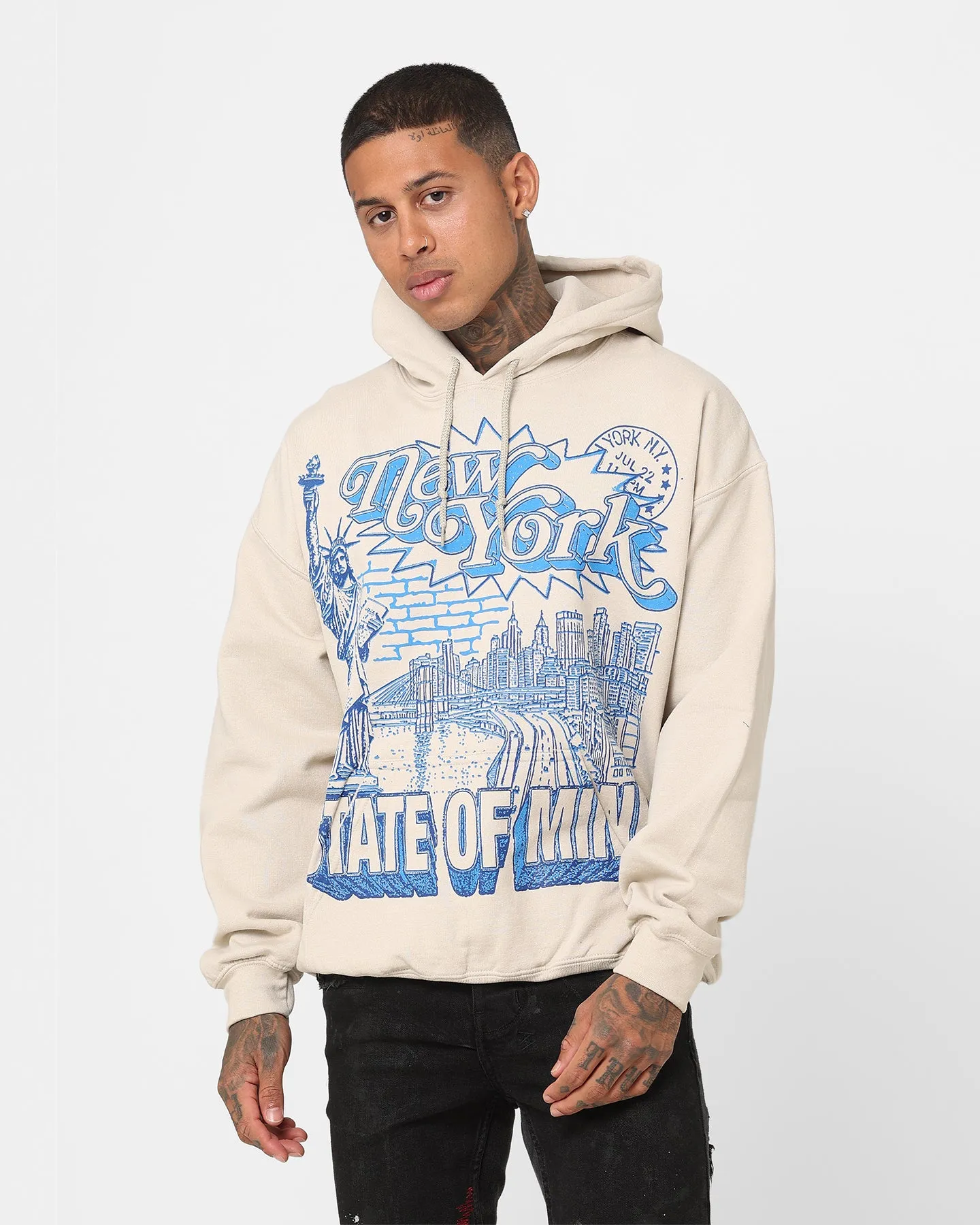 Goat Crew New York Mindset Hoodie Sand