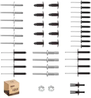 Golf Cart Complete Body Rivet Hardware Kit for Golf Cart EZGO TXT Gas & Electric - 10L0L