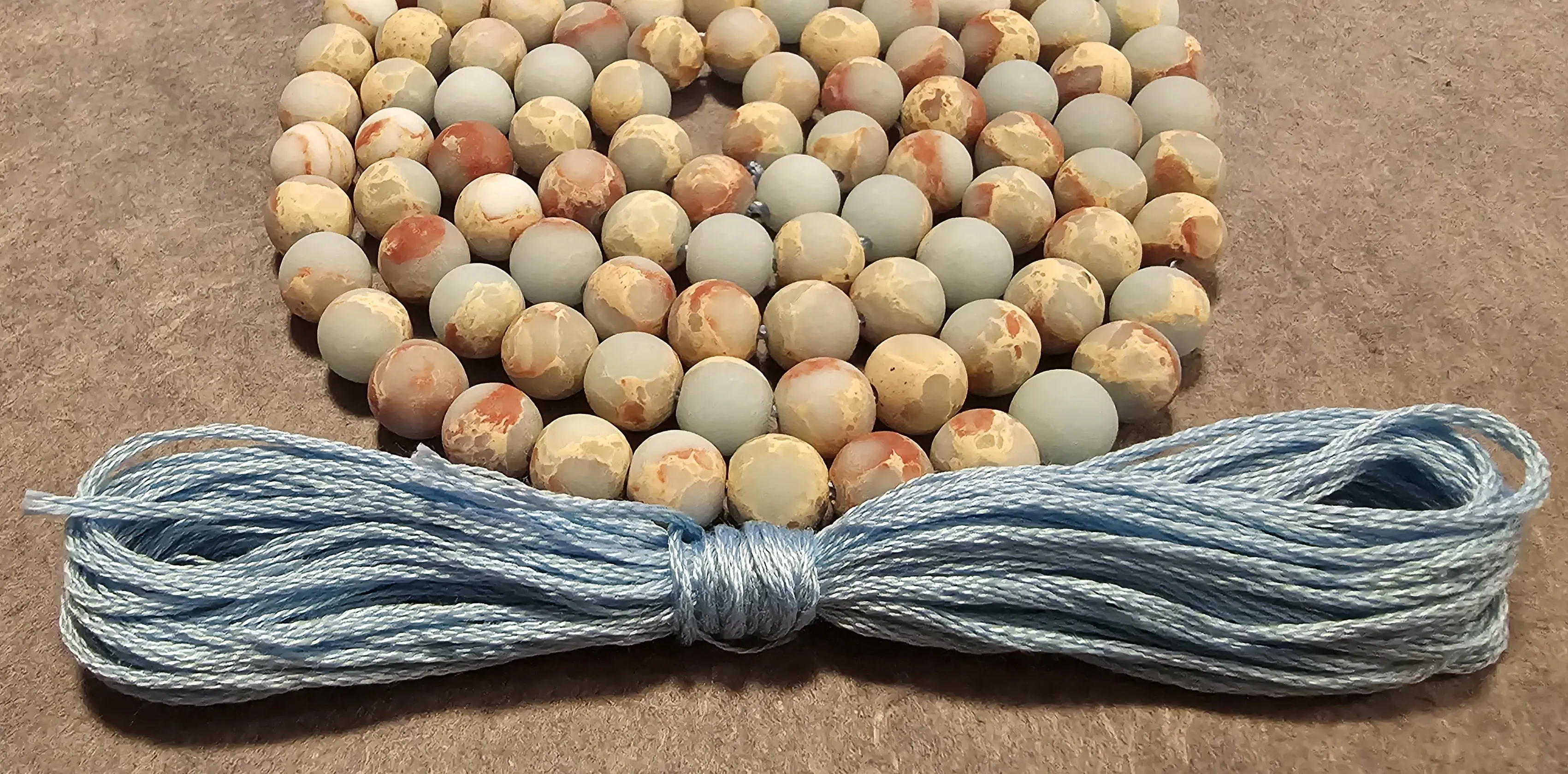 Grace Mala Kit - Snakeskin Jasper (Matte)