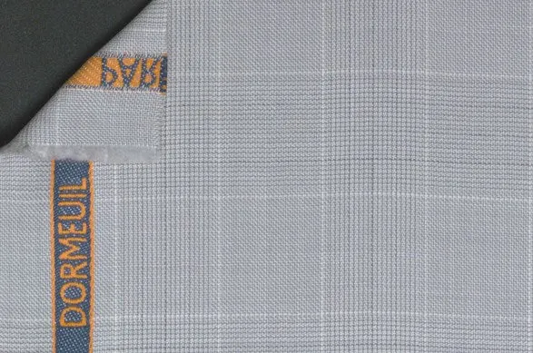 Grey Check 100% Wool (Ref-838112)