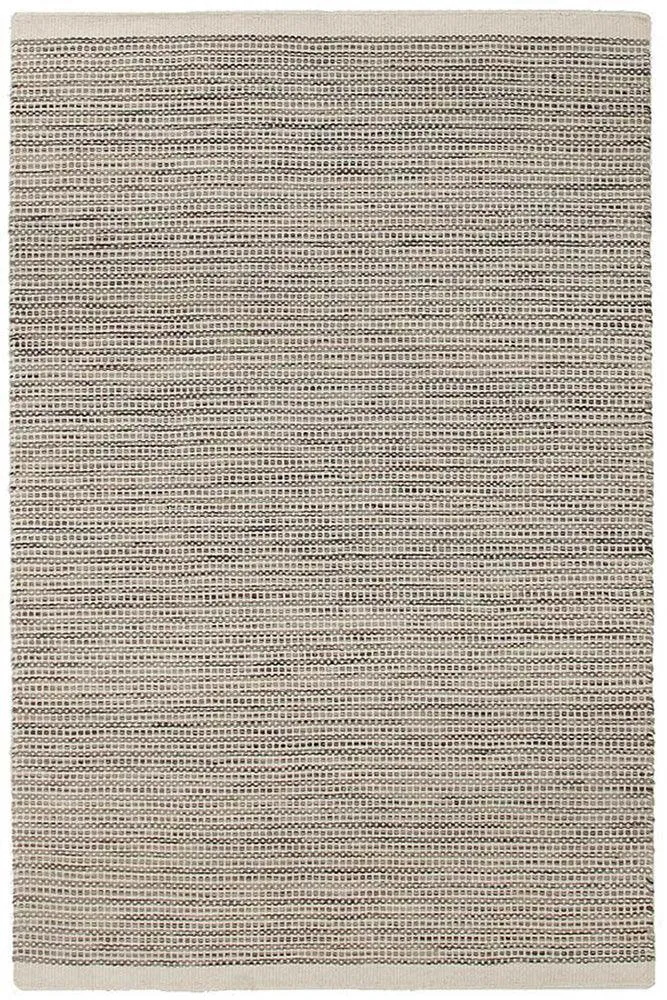 Hand Made Wool Natural Flat weave Rug