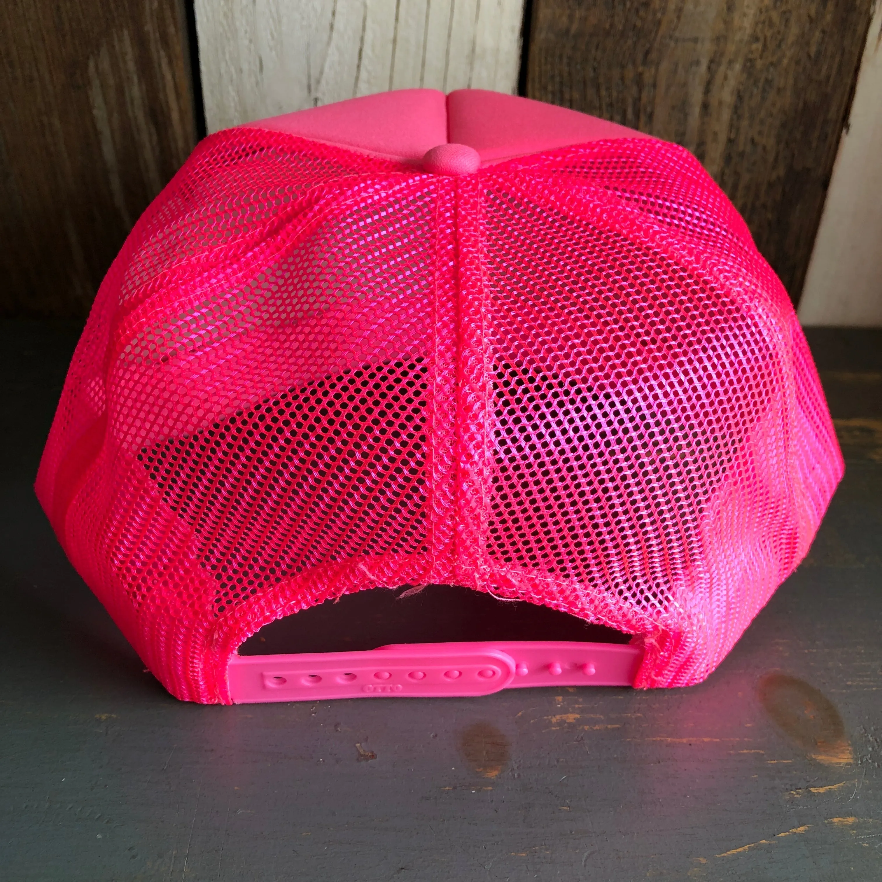 HATE HAS NO HOME HERE Trucker Hat - Neon Pink