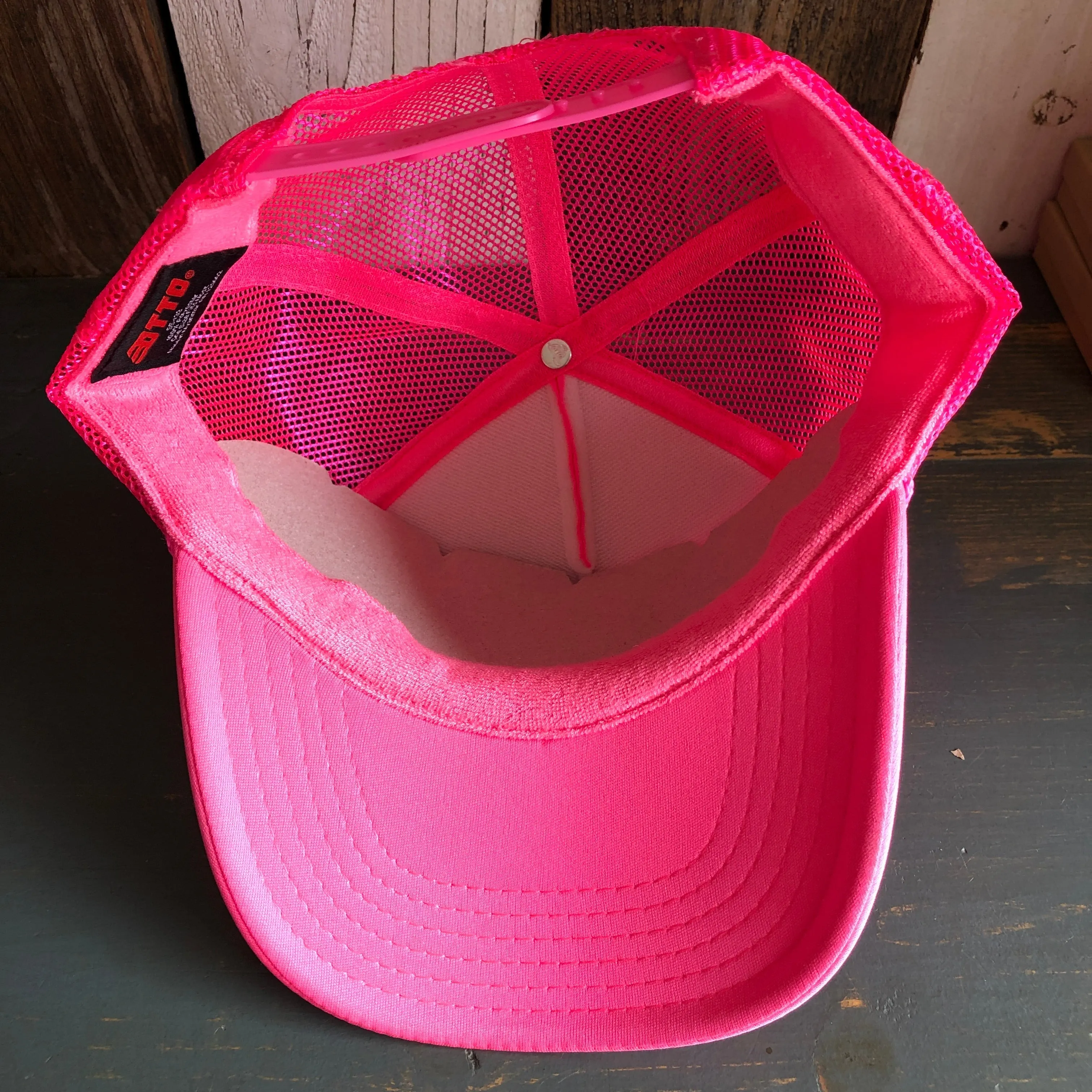 HATE HAS NO HOME HERE Trucker Hat - Neon Pink