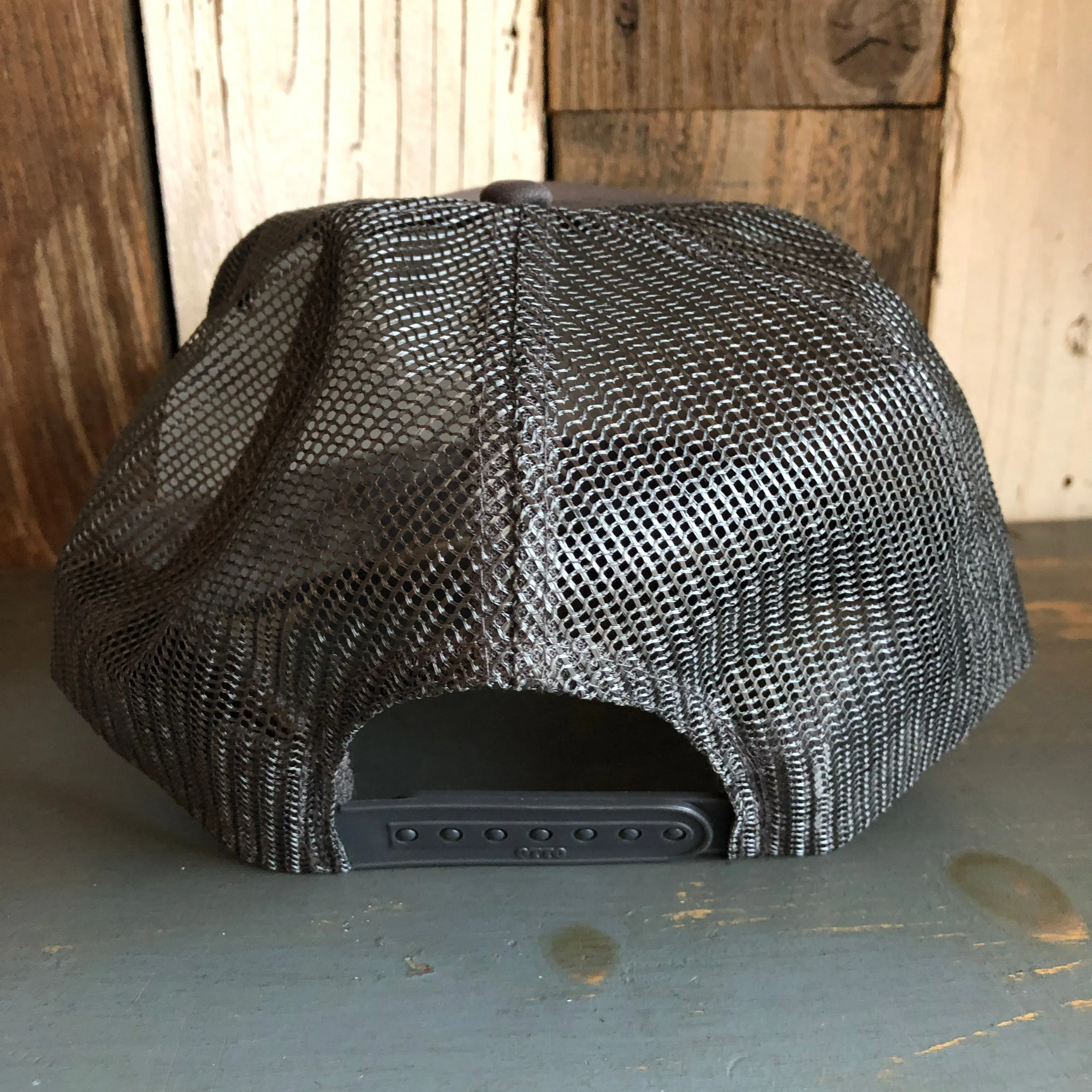 Hermosa Beach 72 & SUNNY High Crown Trucker Hat - Charcoal (Curved Brim)