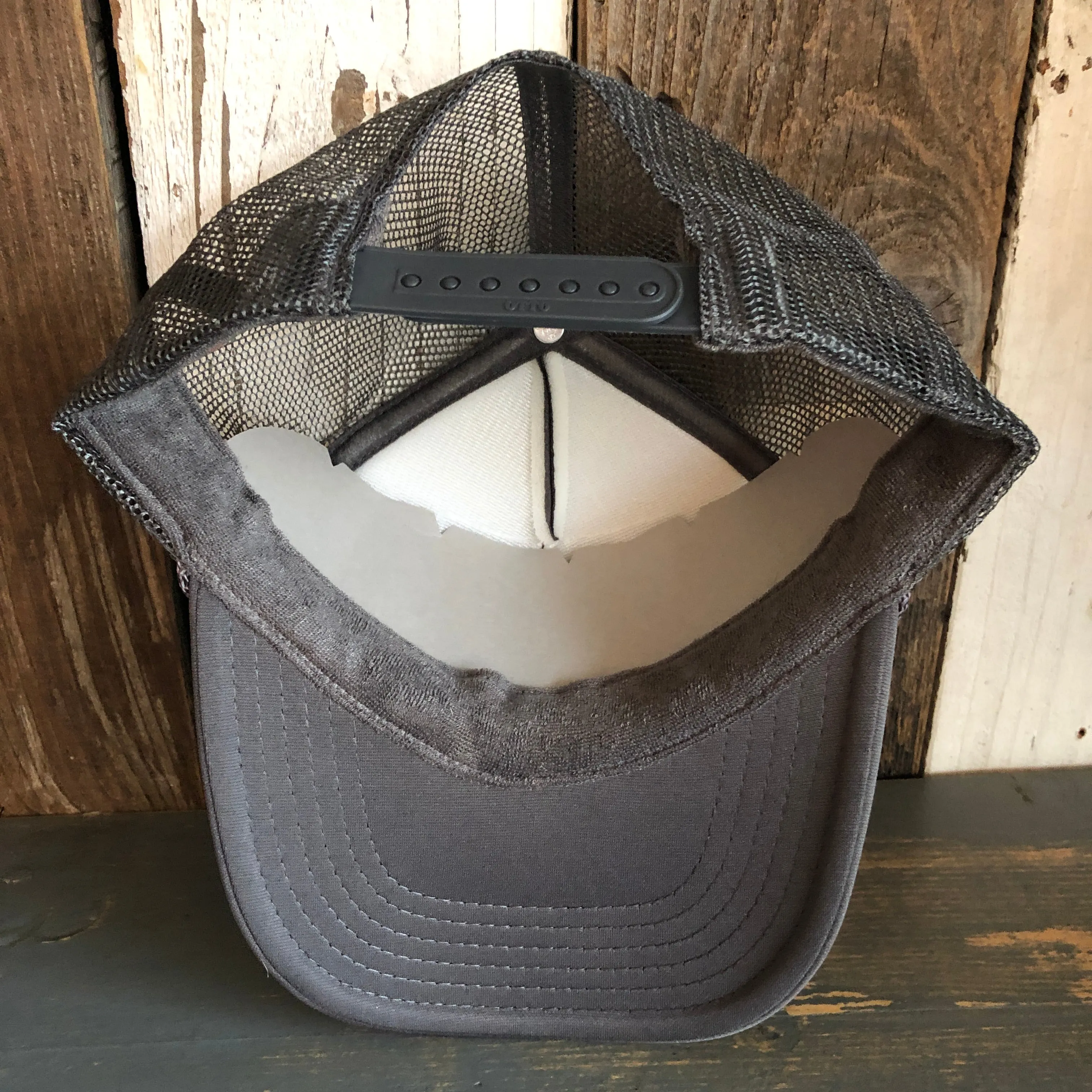 Hermosa Beach 72 & SUNNY High Crown Trucker Hat - Charcoal (Curved Brim)