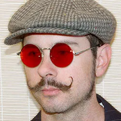 JUDE Red Round Sunglasses