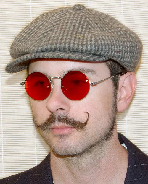 JUDE Red Round Sunglasses