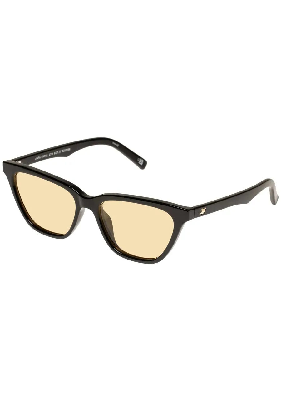 Le Specs Unfaithful LTD EDT Black Butterscotch Tint