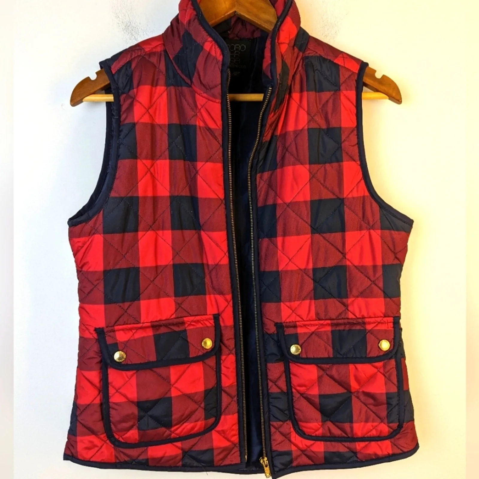 Mad for Plaid Buffalo Plaid Vest - Medium