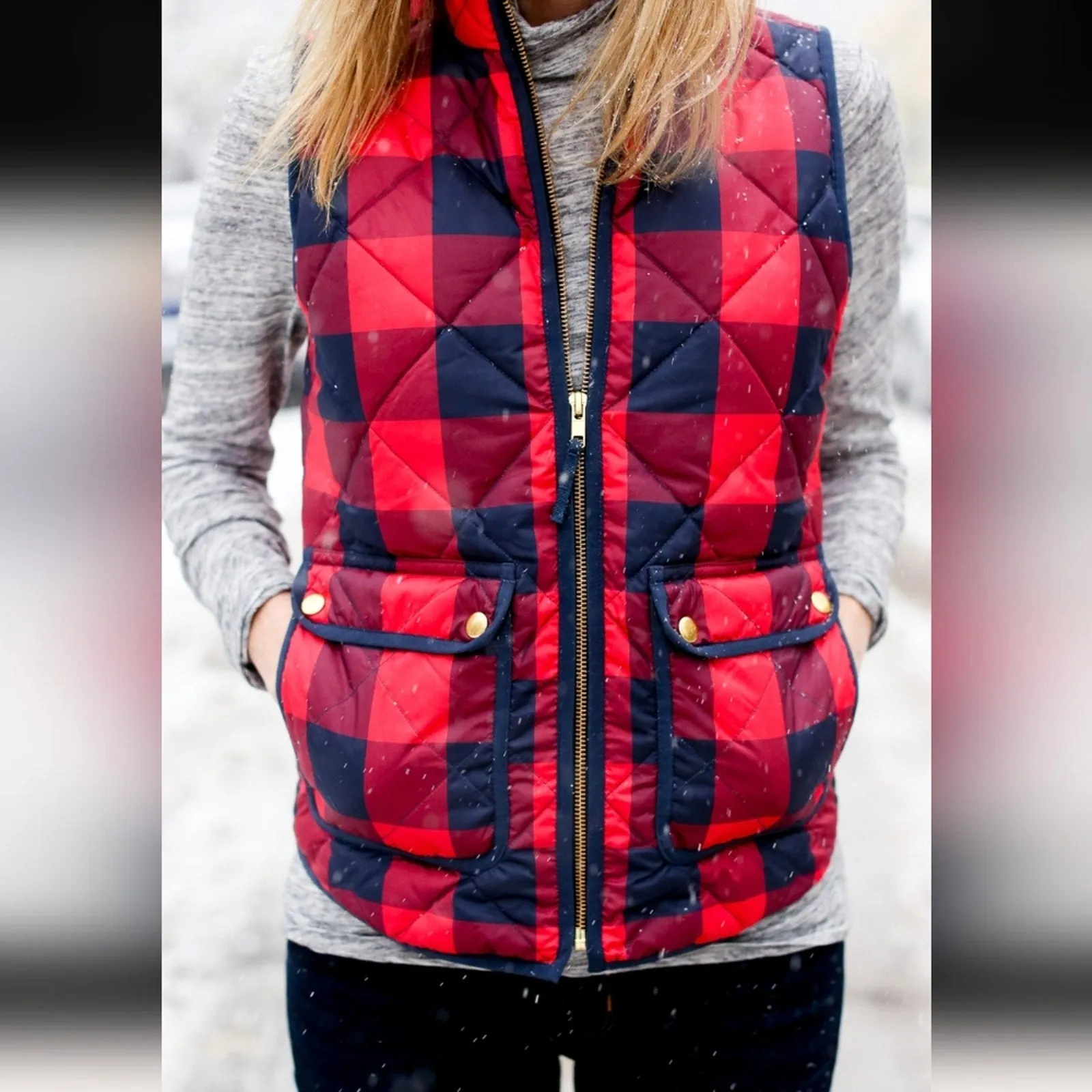 Mad for Plaid Buffalo Plaid Vest - Medium