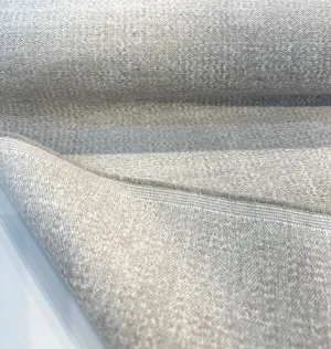 Mandrake Platinum Chenille Soft Gray Upholstery Italian Fabric By The Yard