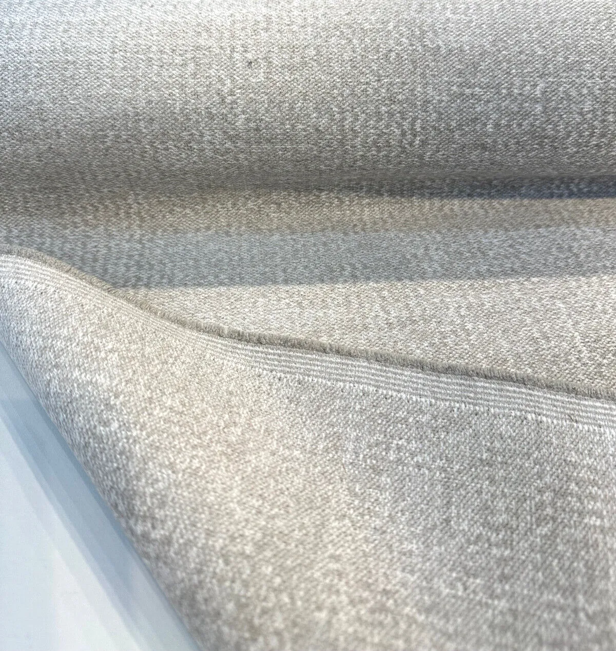 Mandrake Platinum Chenille Soft Gray Upholstery Italian Fabric By The Yard