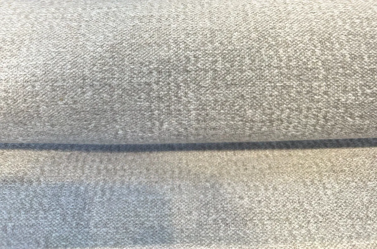 Mandrake Platinum Chenille Soft Gray Upholstery Italian Fabric By The Yard