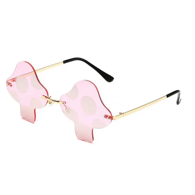 Mushroom Rimless Style Sunglasses