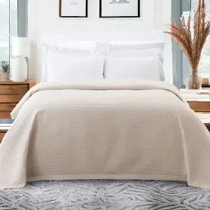 Natural Super Soft Pinsonic Bedspread