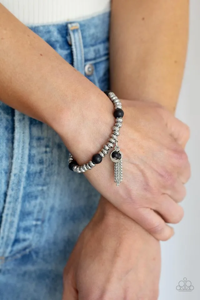 Paparazzi Bracelet ~ Whimsically Wanderlust - Black